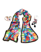 Animal Print Silk Scarf photo 7