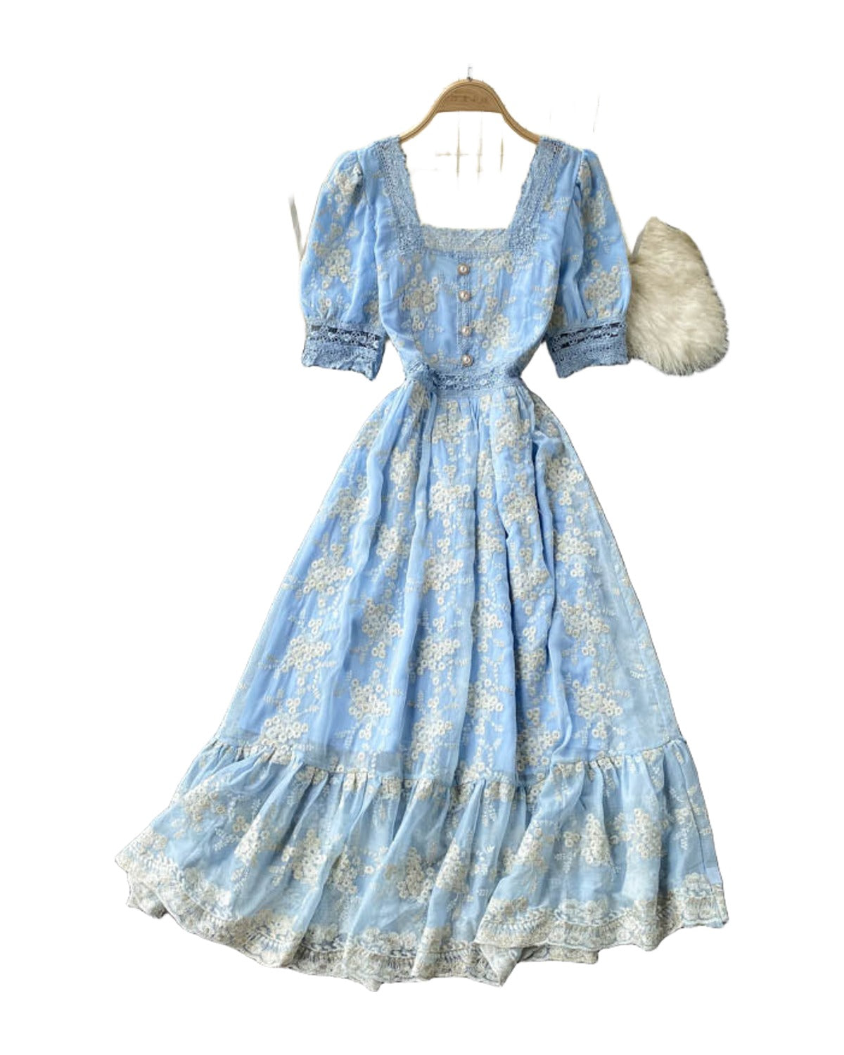Vintage Lace Slim Dress photo 1