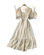 Vintage Lace Slim Dress photo 2