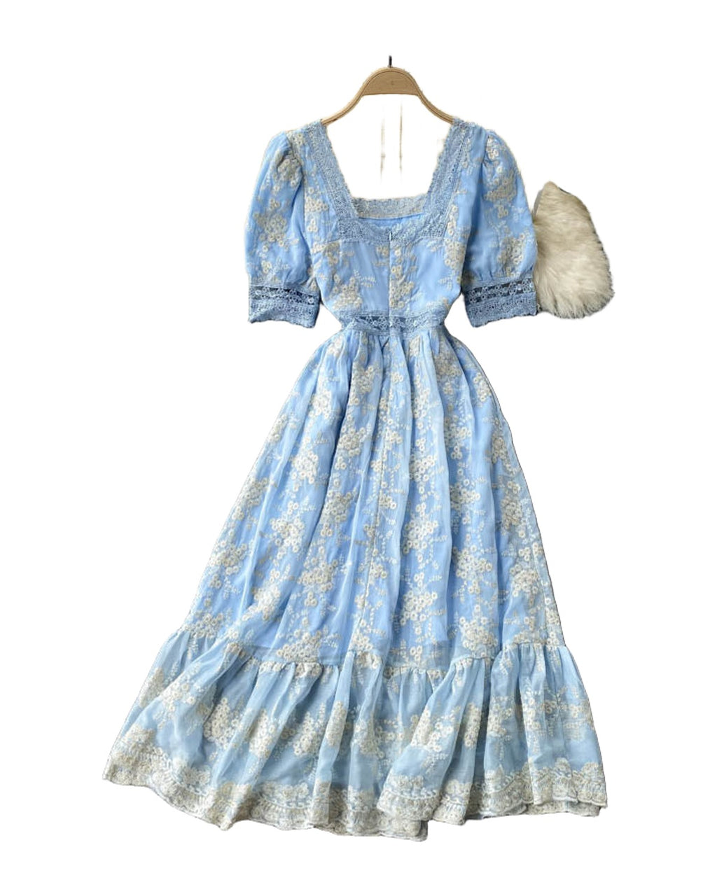 Vintage Lace Slim Dress photo 3