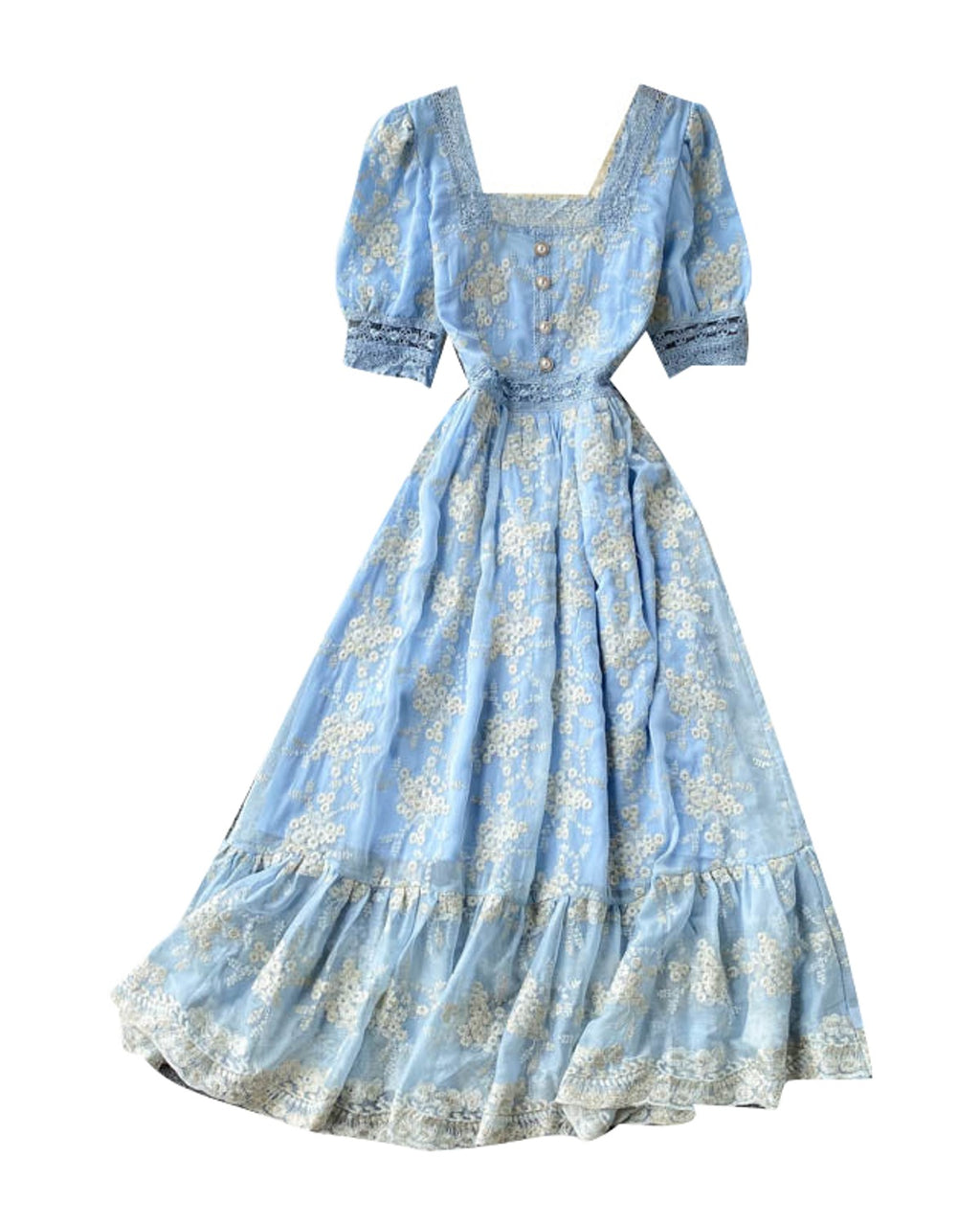 Vintage Lace Slim Dress photo 7