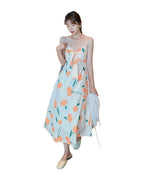 Tie-bow Floral Dress Holiday Midi photo 1