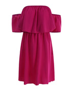 Off-the-shoulder One-shoulder Ruffle Dress photo 7