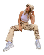 Street Print Straight Leg Jeans Casual photo 5