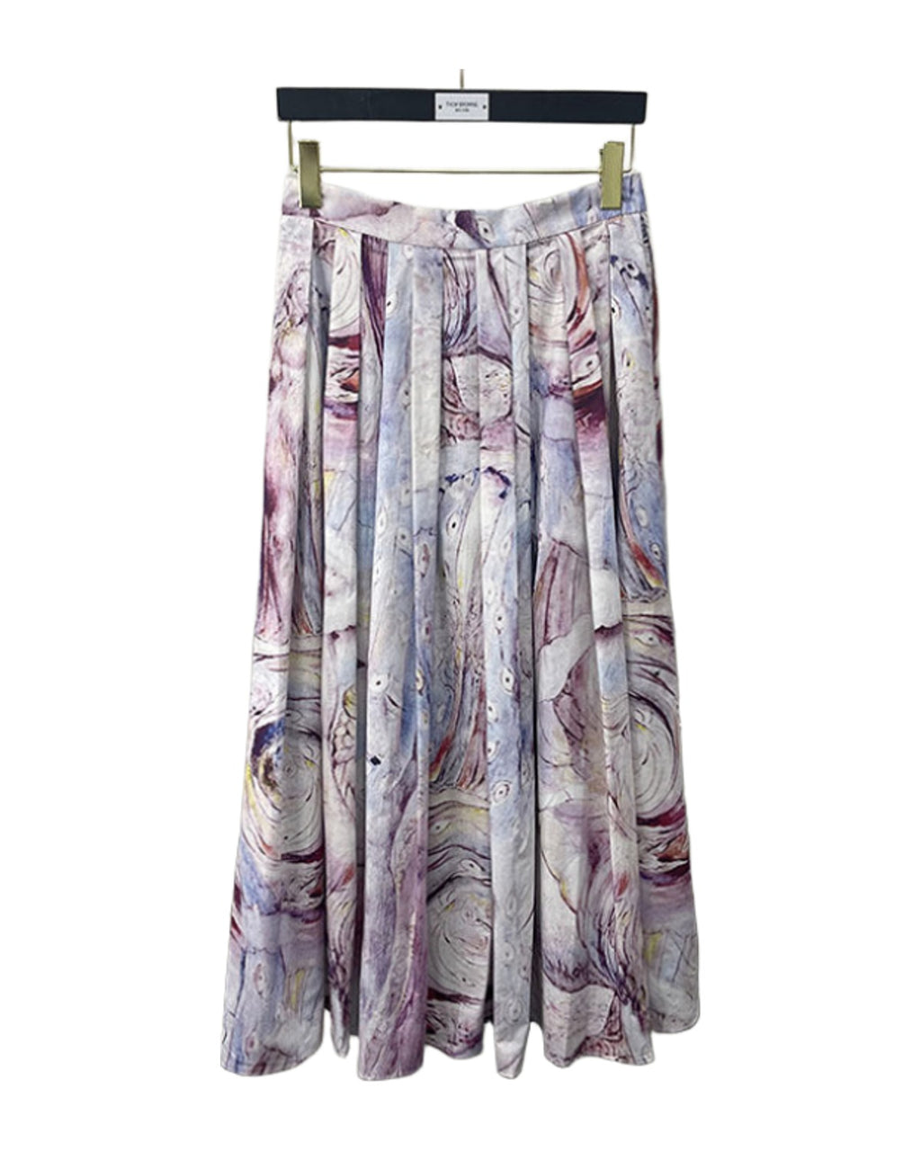 Cotton Poplin Print A-line Skirt photo 2