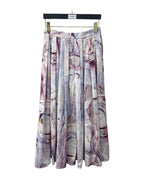 Cotton Poplin Print A-line Skirt photo 2
