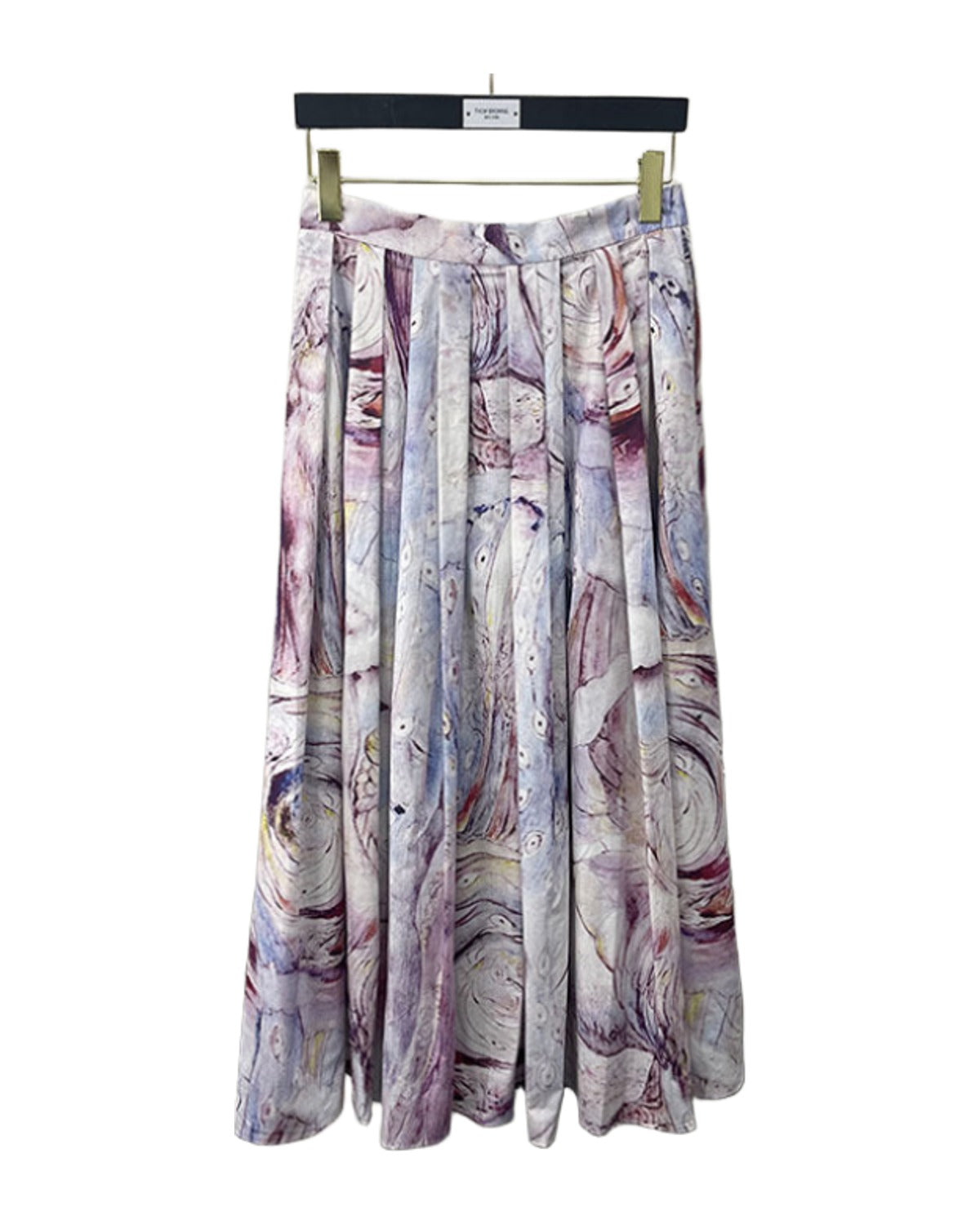 Cotton Poplin Print A-line Skirt photo 2