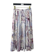 Cotton Poplin Print A-line Skirt photo 3