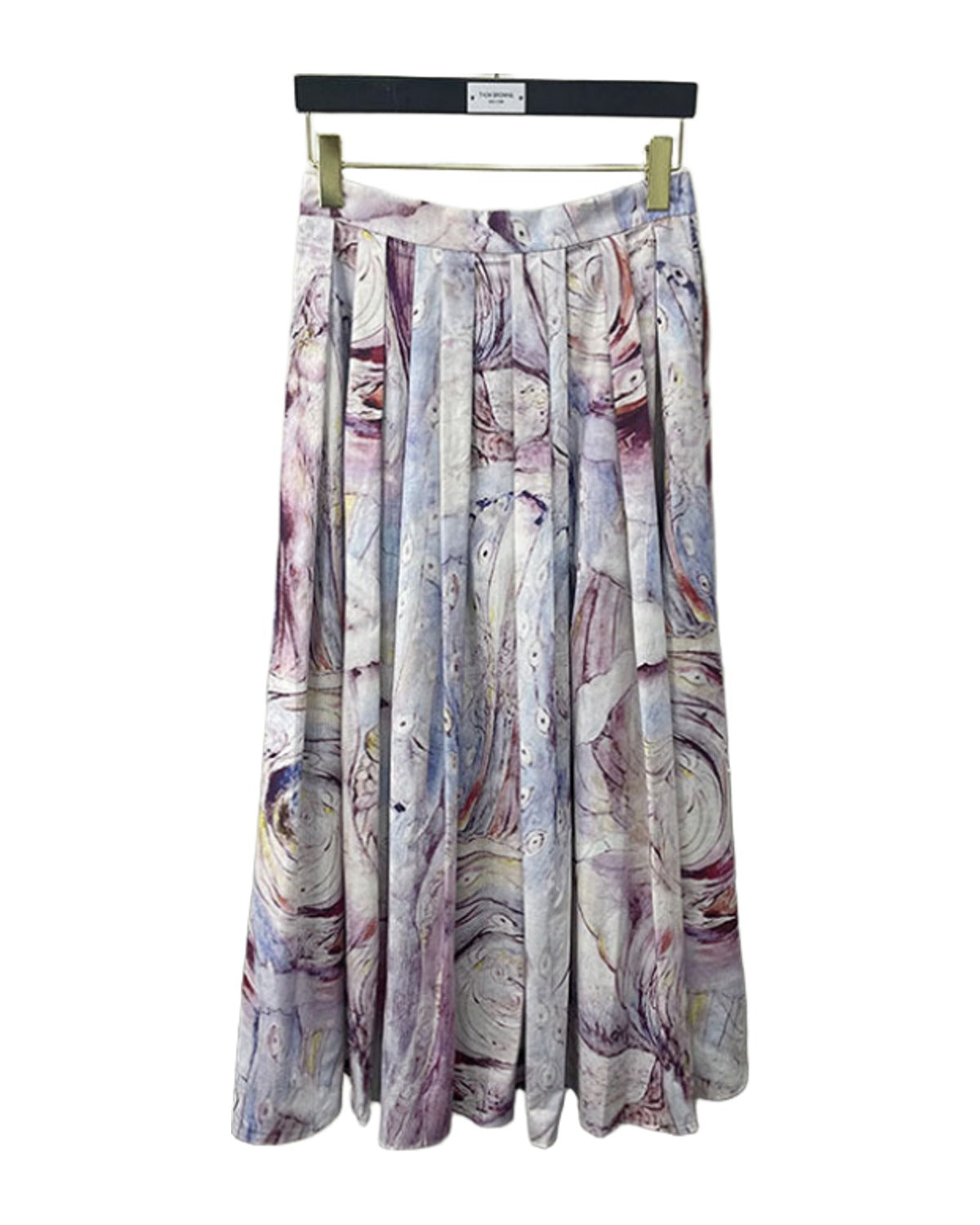 Cotton Poplin Print A-line Skirt photo 3
