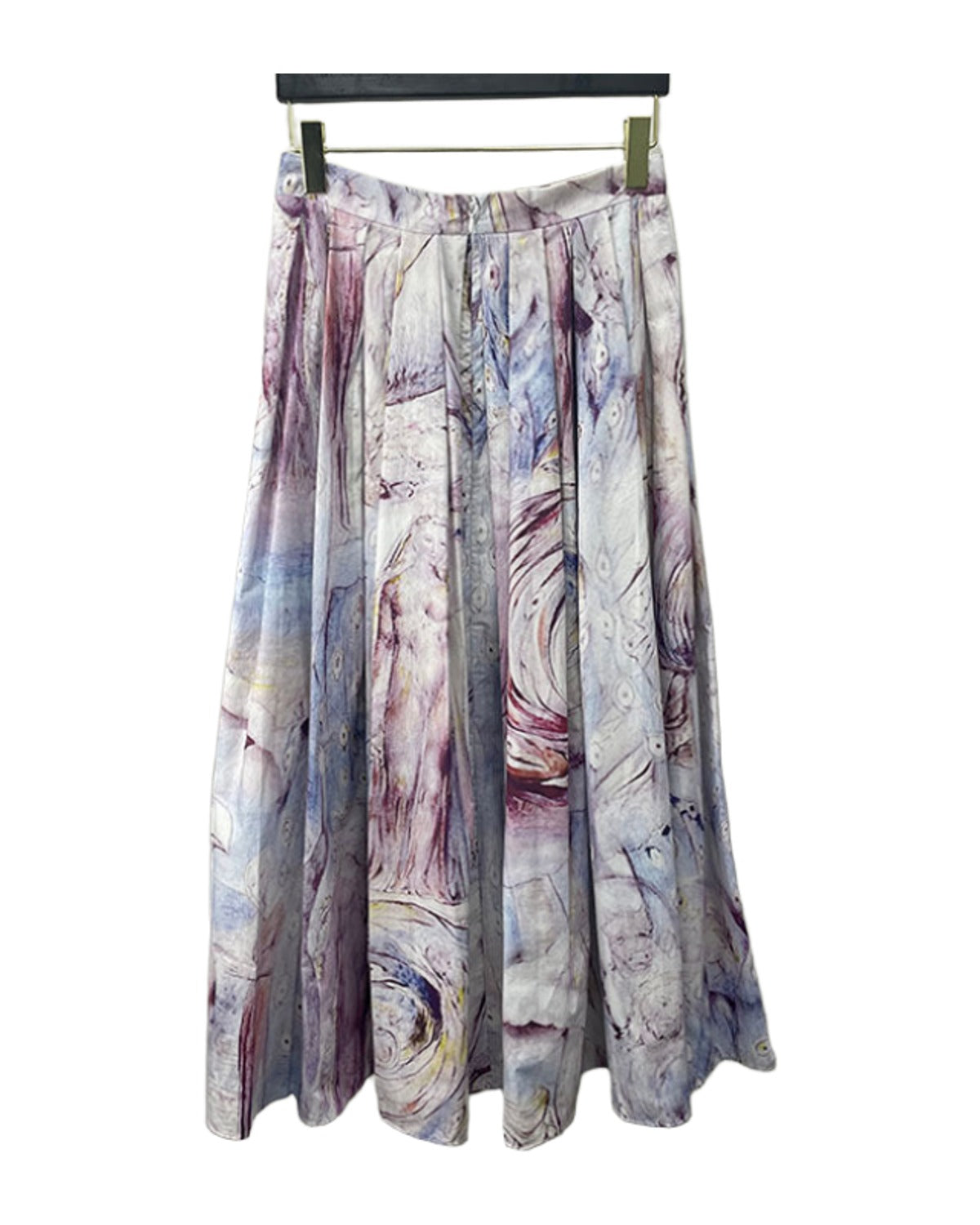 Cotton Poplin Print A-line Skirt photo 4