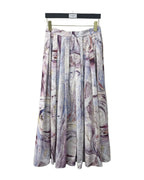 Cotton Poplin Print A-line Skirt photo 5