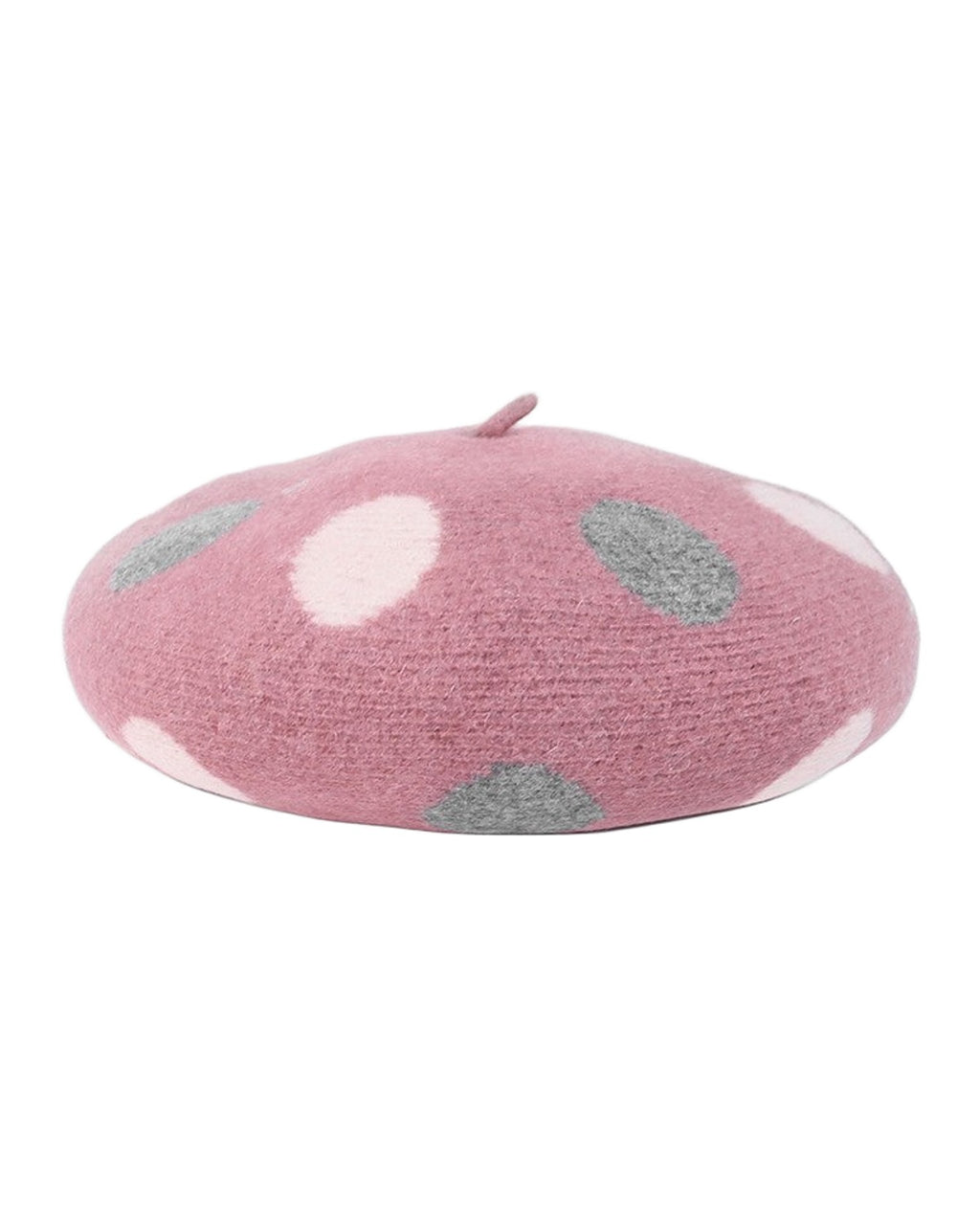 British Retro Polka Dot Woolen Hat photo 1