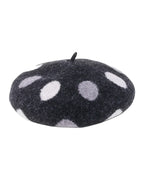 British Retro Polka Dot Woolen Hat photo 3