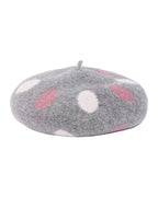 British Retro Polka Dot Woolen Hat photo 4