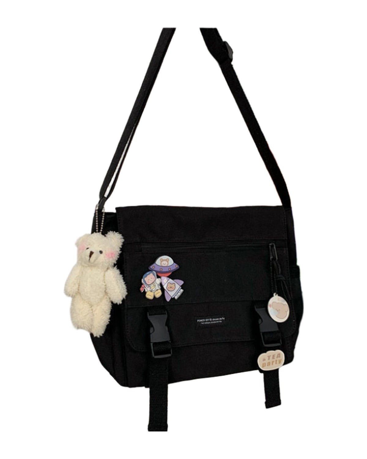 Dark Black Functional Bag Ins Retro Tooling Messenger photo 11