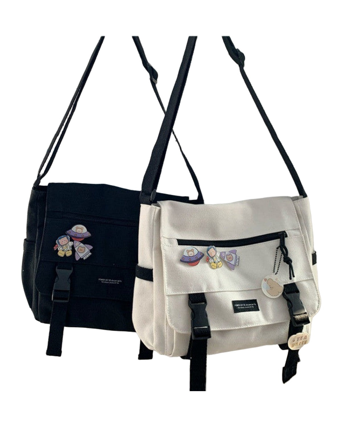 Dark Black Functional Bag Ins Retro Tooling Messenger photo 3