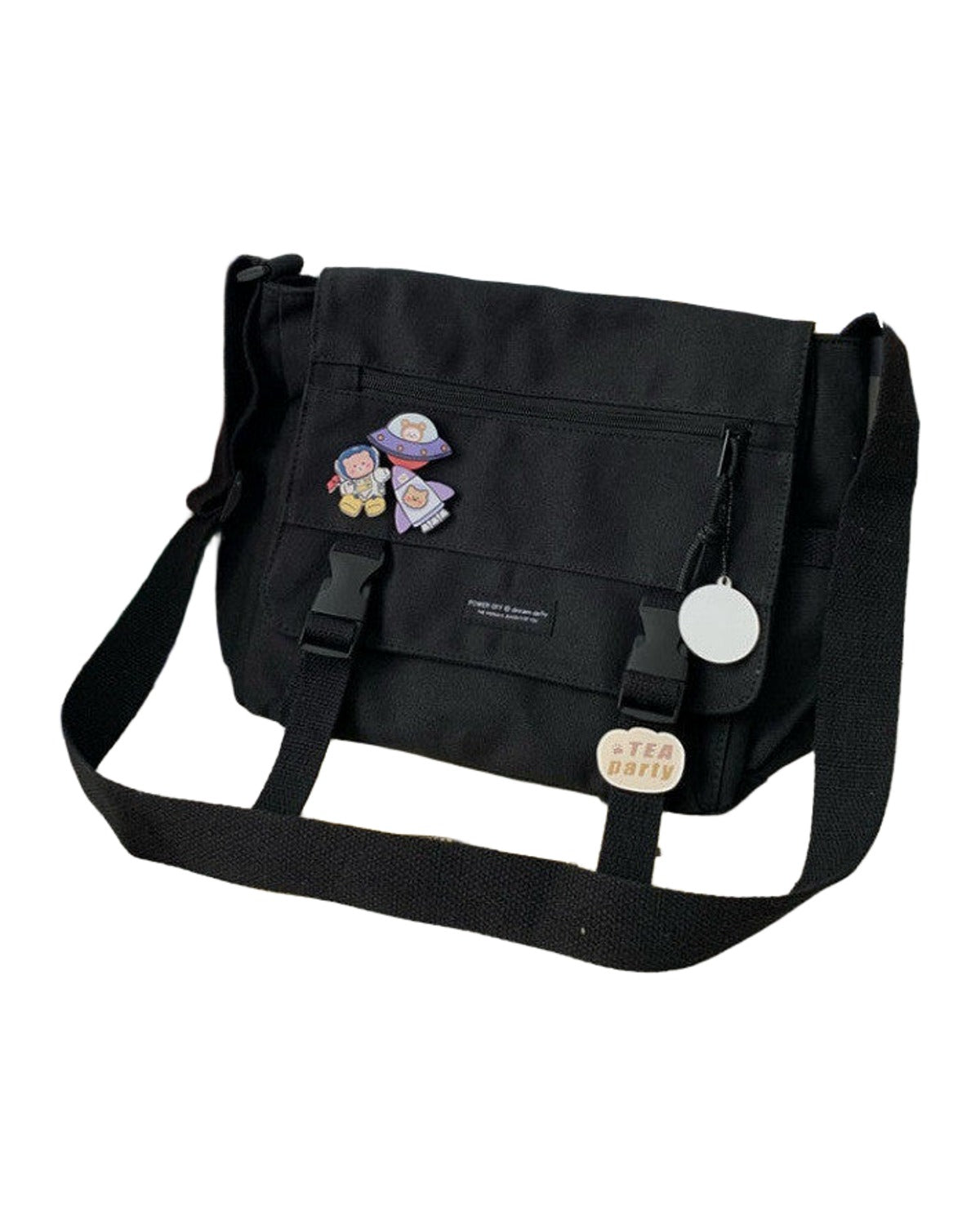 Dark Black Functional Bag Ins Retro Tooling Messenger photo 7