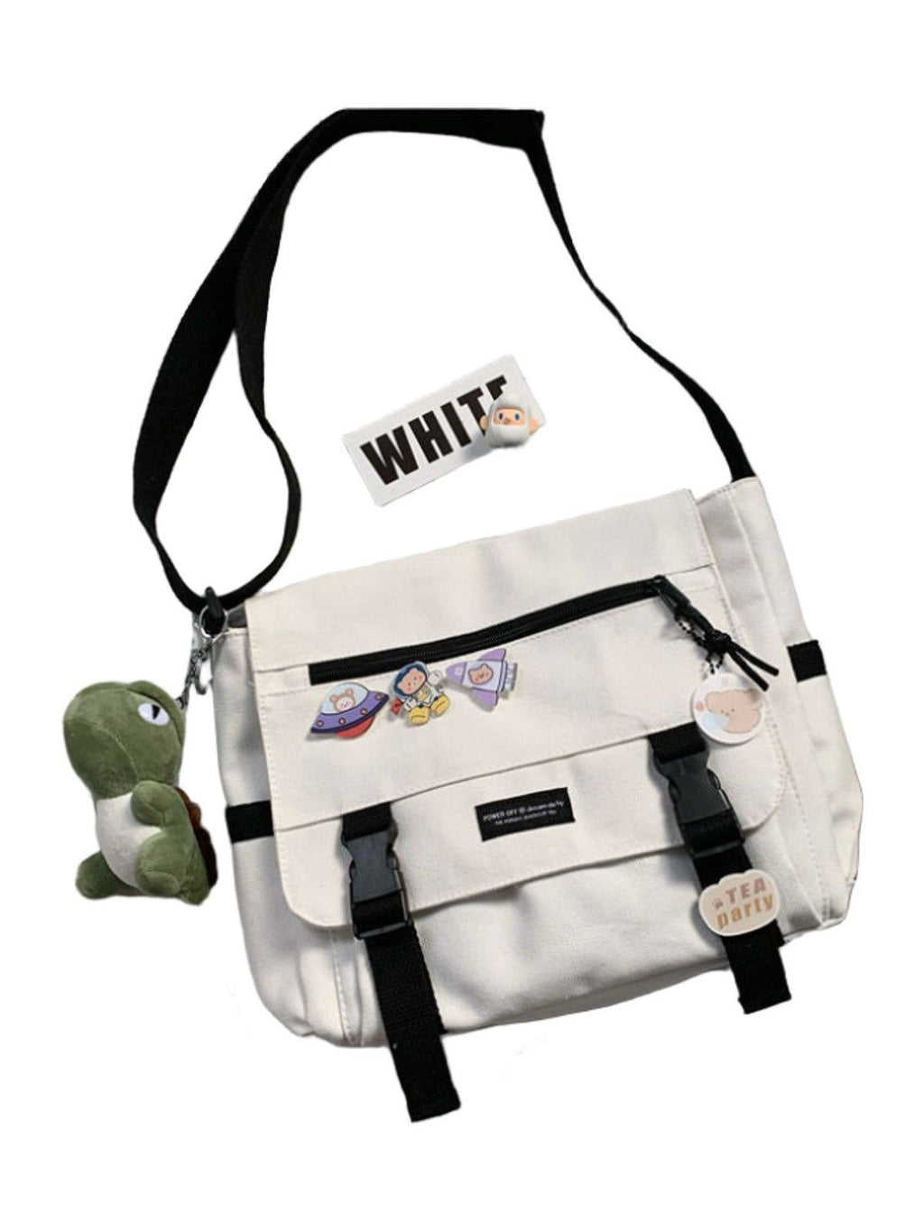 Dark Black Functional Bag Ins Retro Tooling Messenger