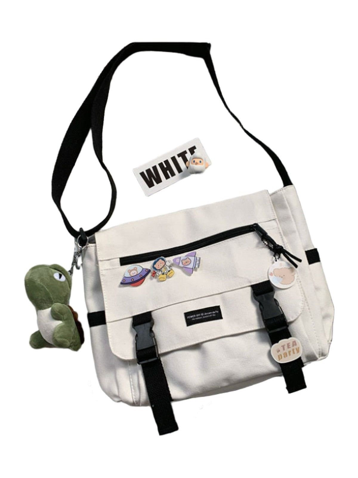 Dark Black Functional Bag Ins Retro Tooling Messenger