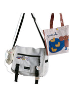 Dark Black Functional Bag Ins Retro Tooling Messenger