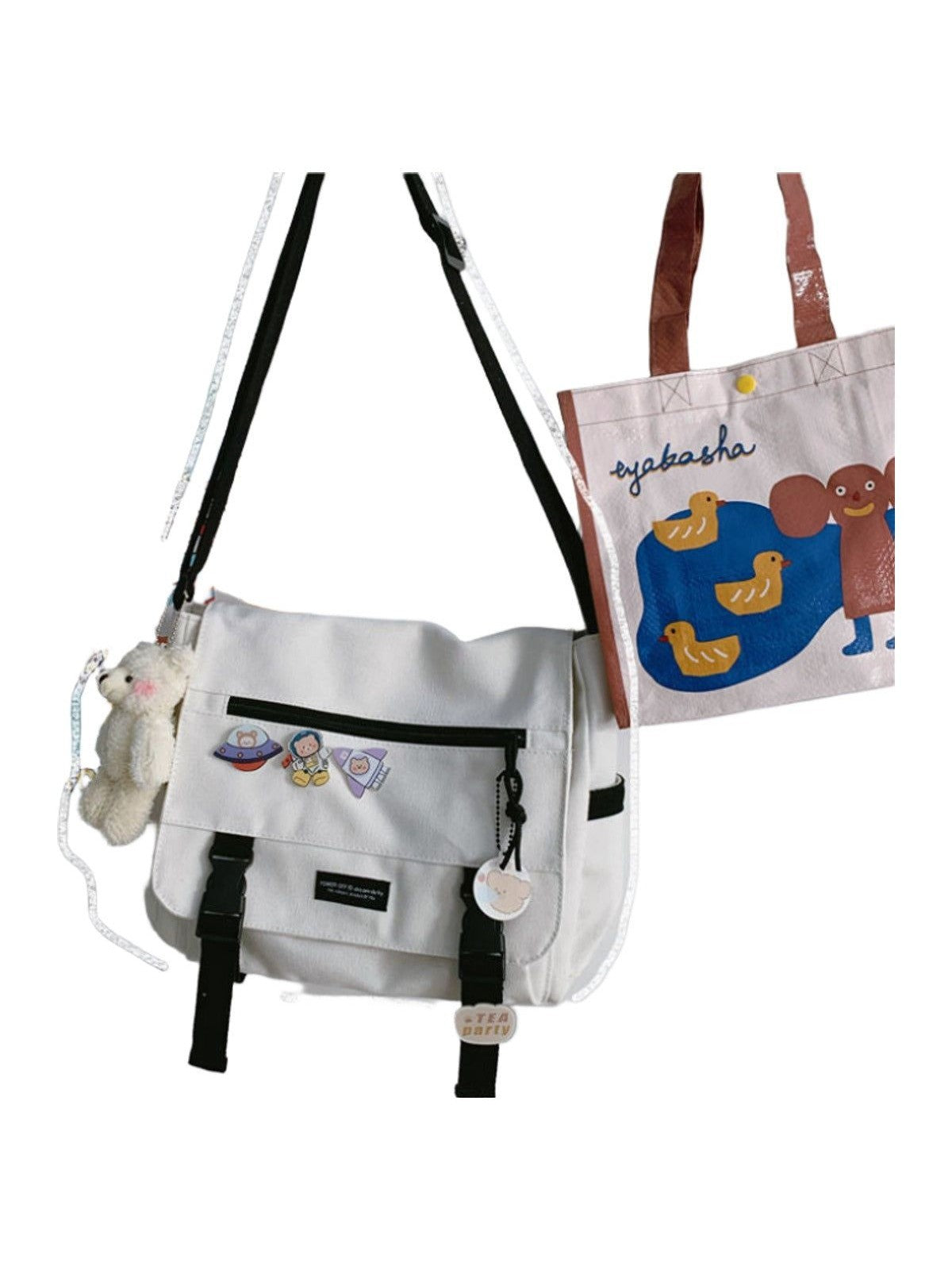 Dark Black Functional Bag Ins Retro Tooling Messenger