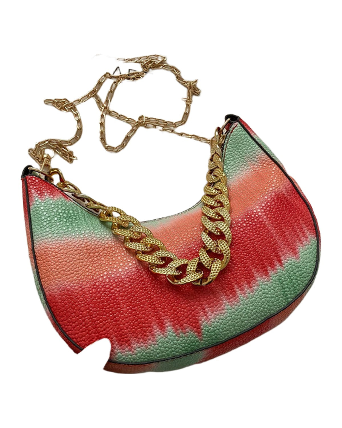 Casual Contrast Chain Tote Bag photo 7