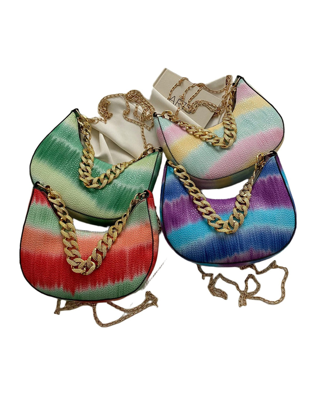 Casual Contrast Chain Tote Bag photo 9