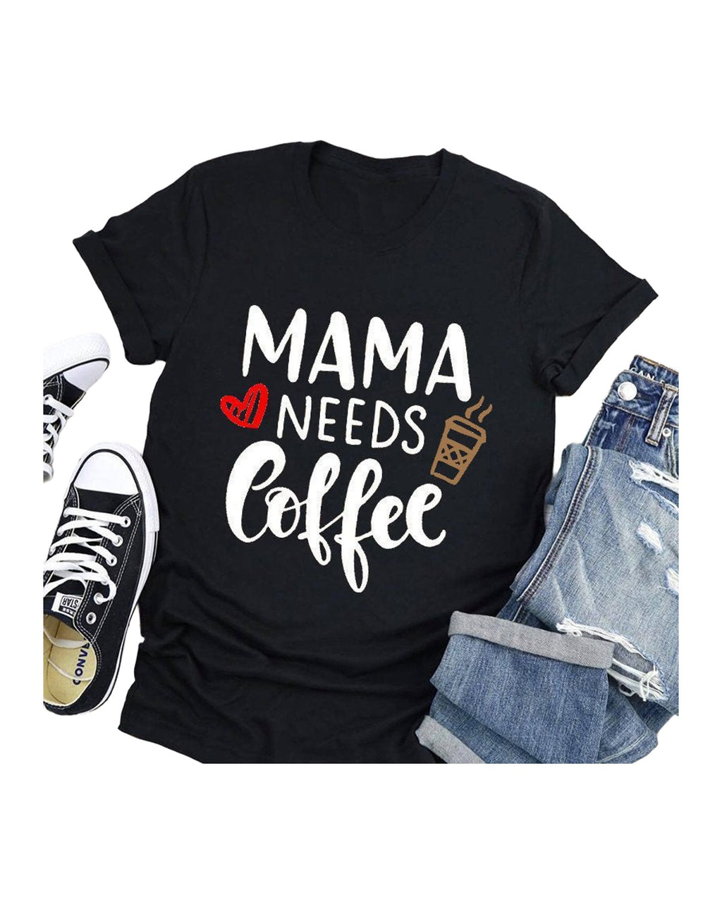 Mama Needs Coffee Short Sleeve T-shirt photo 5