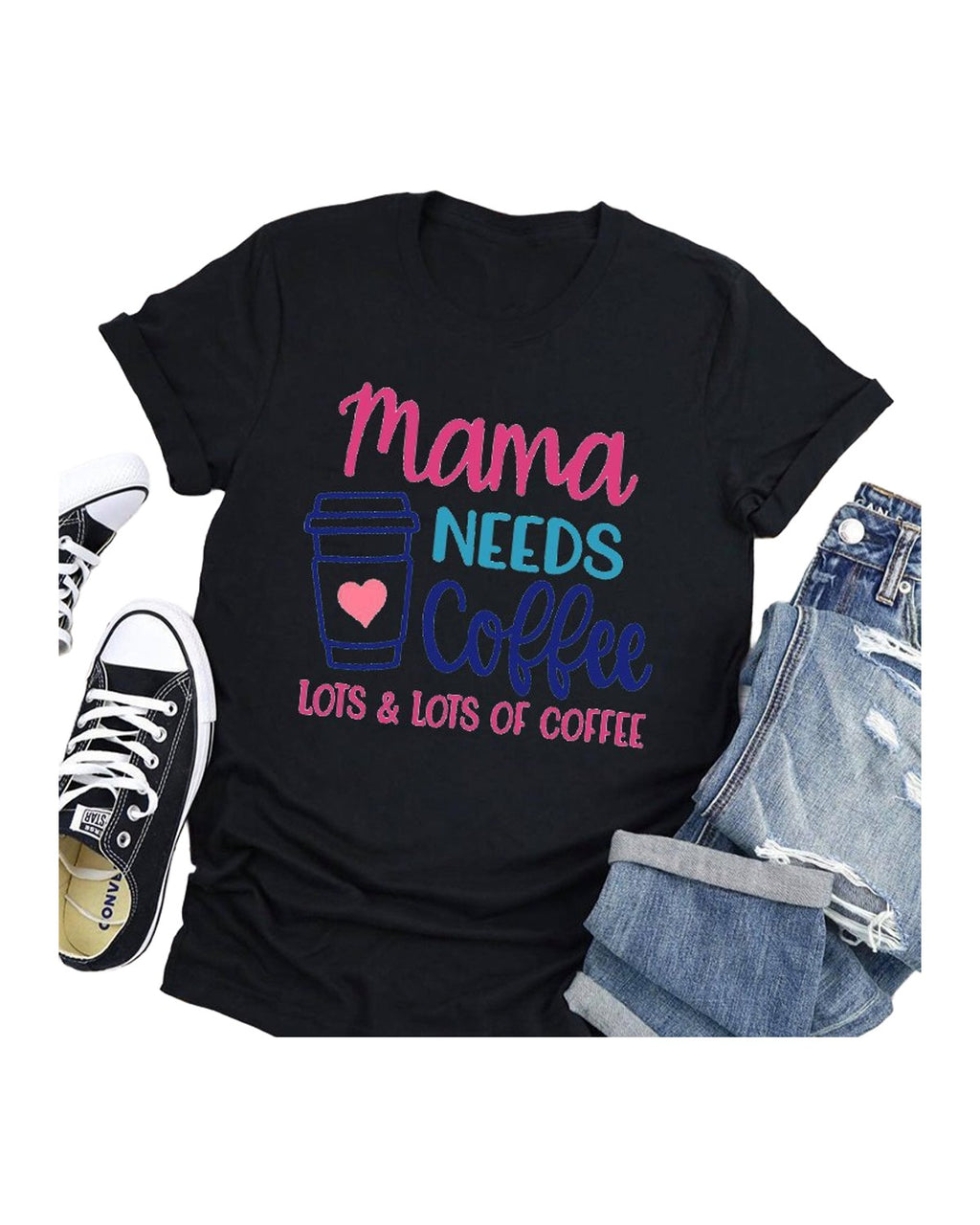 Mama Needs Coffee Short Sleeve T-shirt photo 8