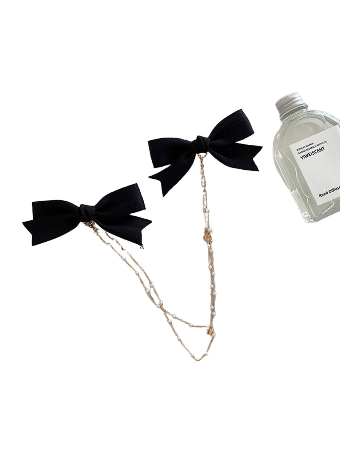 Bow Pearl Fringe Hair Clip photo 4