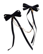 Bow Pearl Fringe Hair Clip photo 5