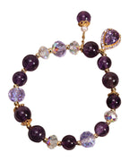 Natural Vintage Purple Crystal Bracelet photo 3