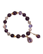 Natural Vintage Purple Crystal Bracelet photo 5