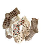 Cute Lace Rhombus Preppy Stockings photo 10
