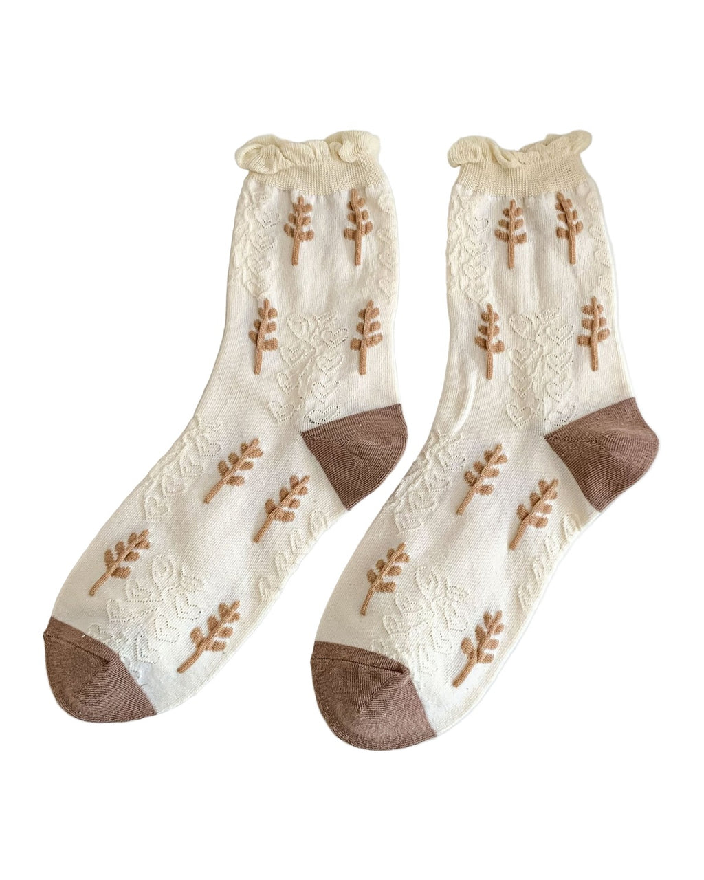 Cute Lace Rhombus Preppy Stockings photo 2