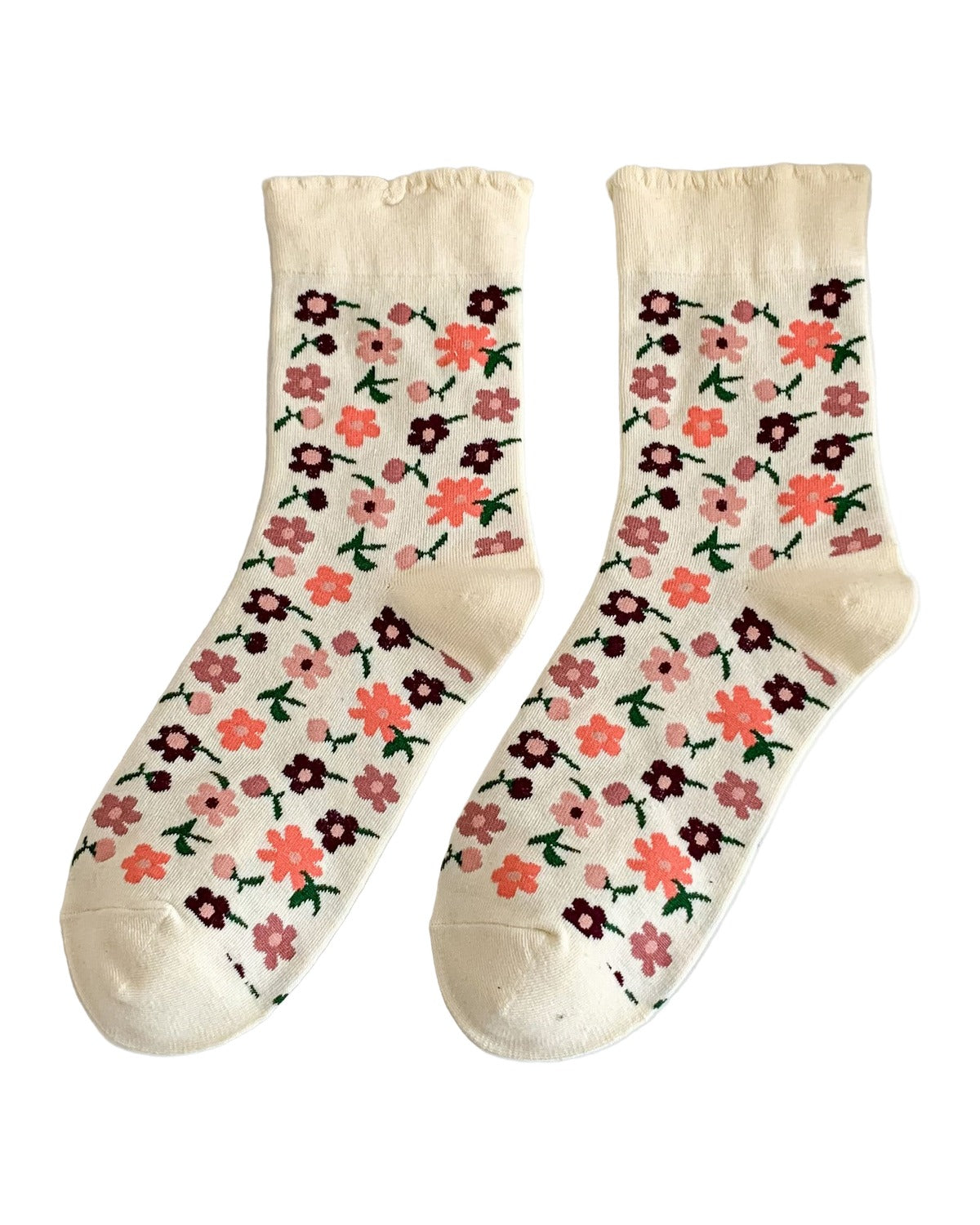 Cute Lace Rhombus Preppy Stockings photo 4