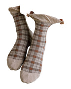Cute Lace Rhombus Preppy Stockings photo 5