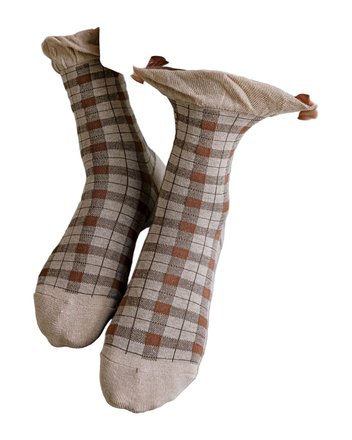 Cute Lace Rhombus Preppy Stockings photo 5