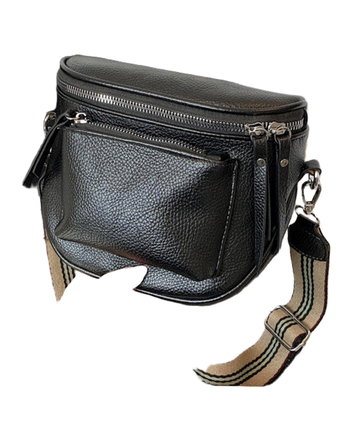 One Shoulder Crossbody Soft Leather Casual Saddle Bag photo 3