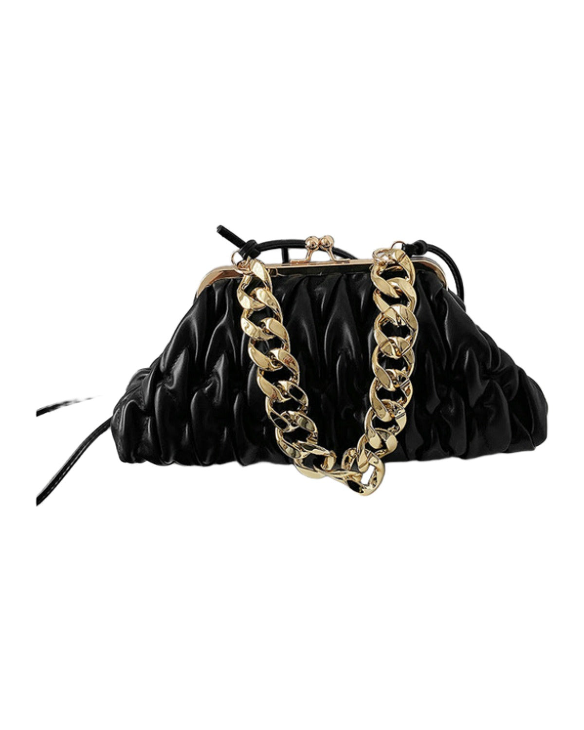 Autumn Embroidery Line Rhombus Chain Shoulder Bag photo 6