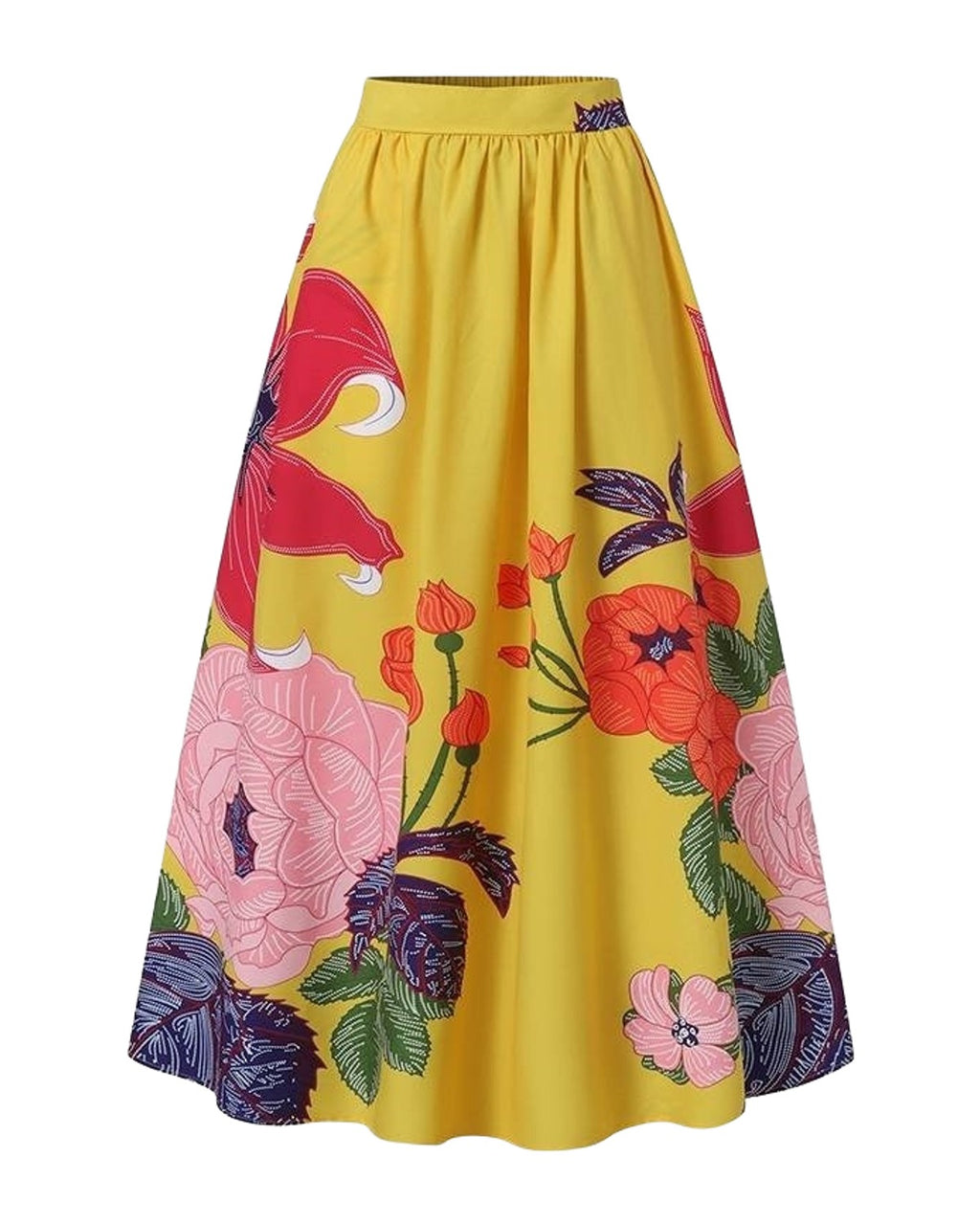 Bottoms Skirt Floral Holiday Long Maxi photo 5