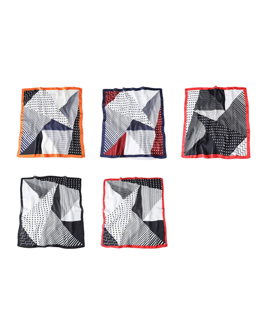 Geometric Polka Dot Scarf Professional photo 1