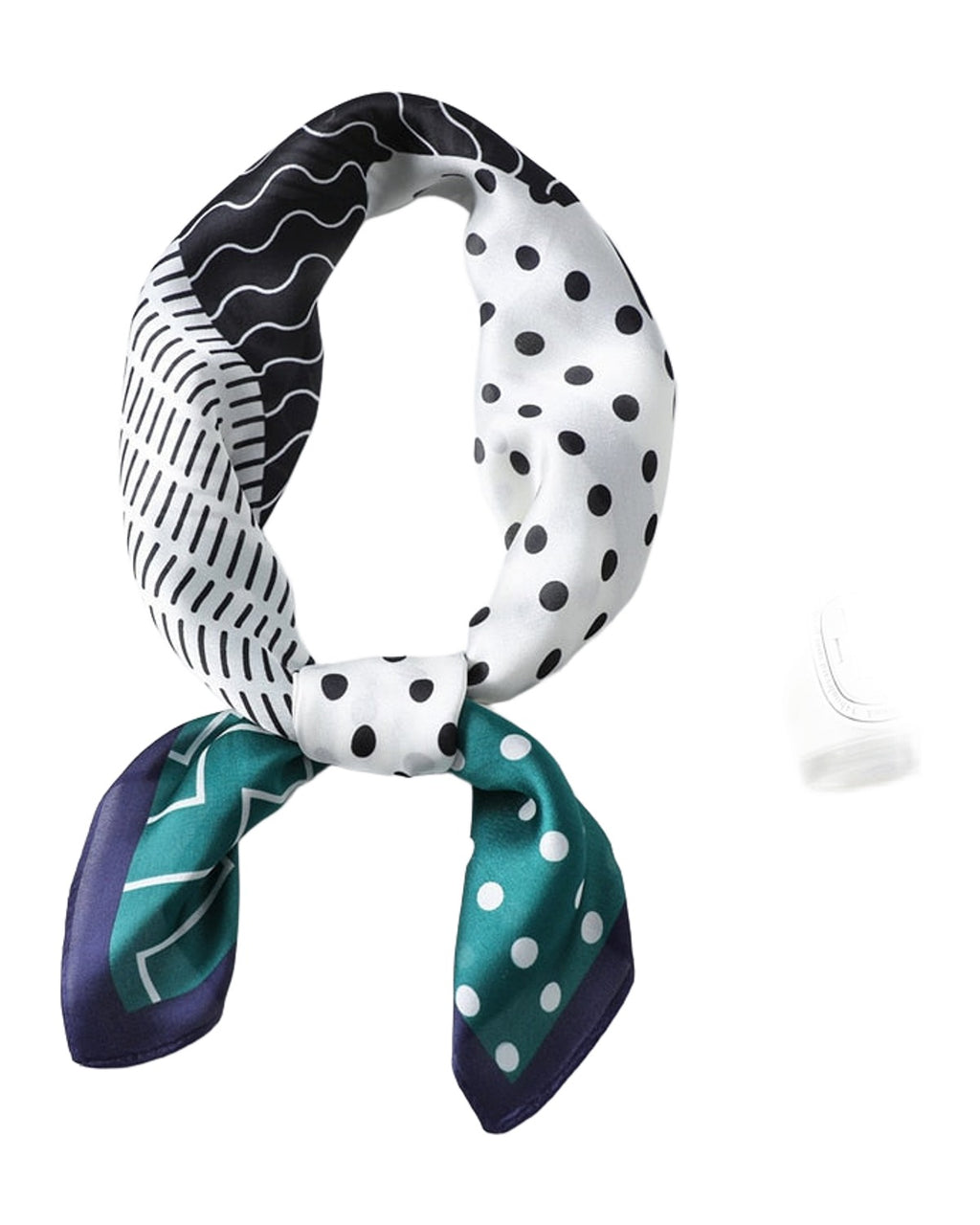 Geometric Polka Dot Scarf Professional photo 2