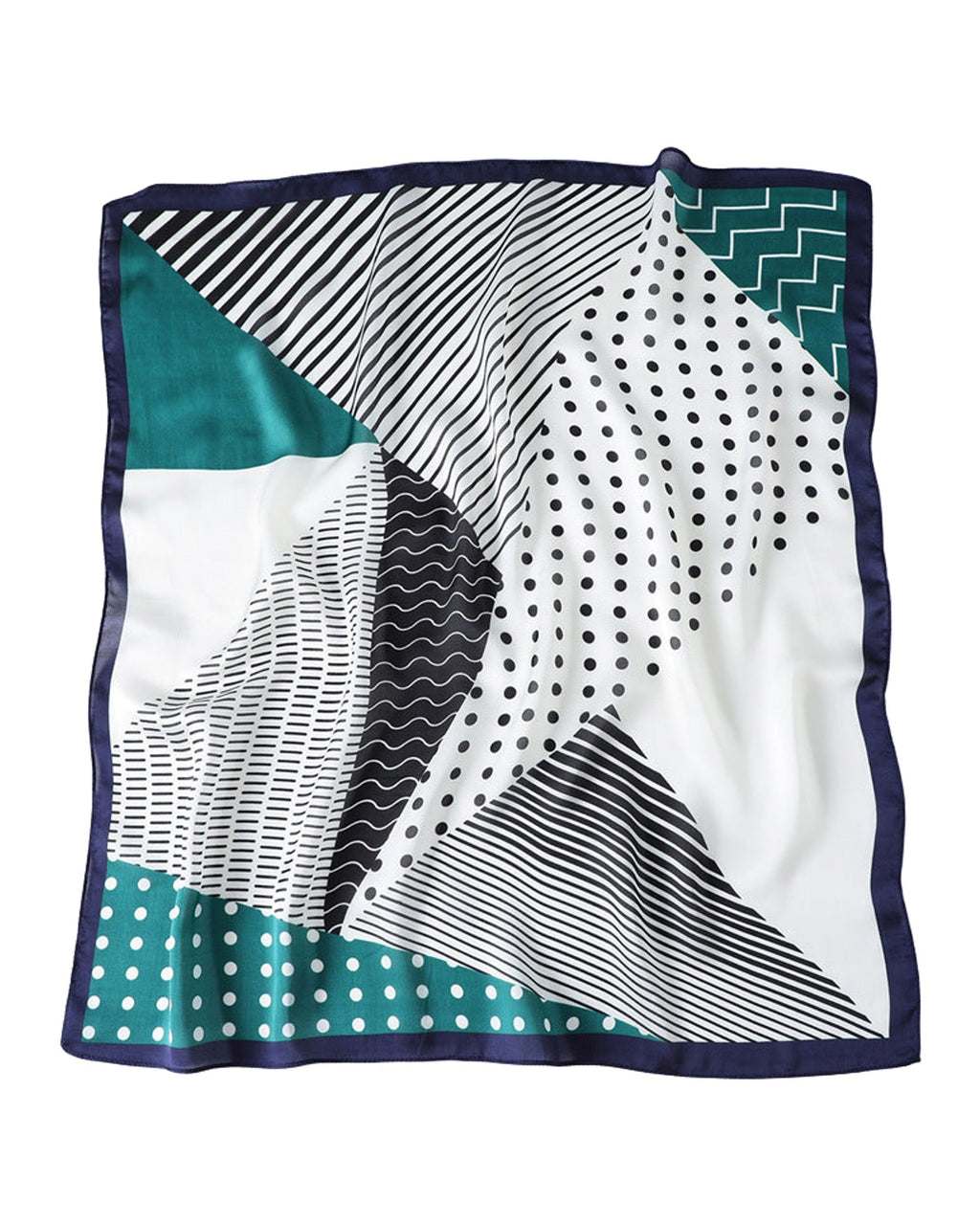 Geometric Polka Dot Scarf Professional photo 4