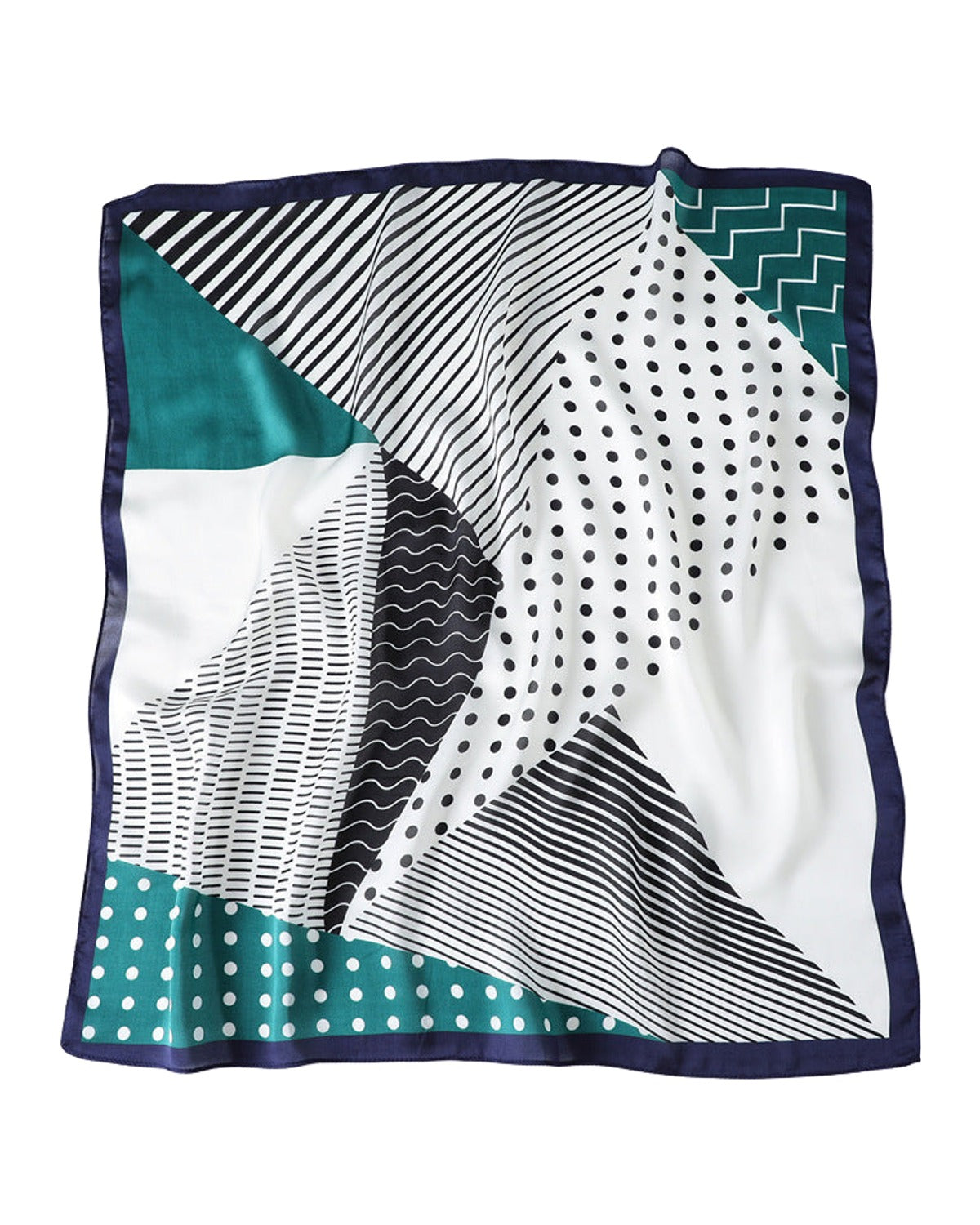 Geometric Polka Dot Scarf Professional photo 4