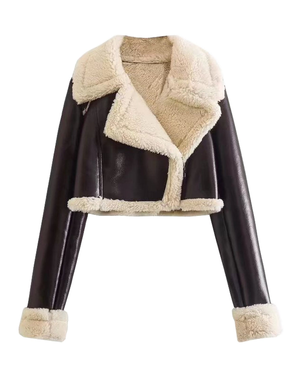 Short Lapel Long Sleeve Slim Jacket photo 5