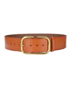 Extra Wide Leather Waist Seal Trench Coat Belt photo 2