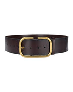 Extra Wide Leather Waist Seal Trench Coat Belt photo 6