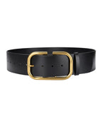 Extra Wide Leather Waist Seal Trench Coat Belt photo 7