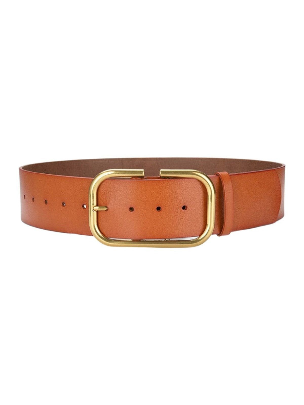 Extra Wide Leather Waist Seal Trench Coat Belt